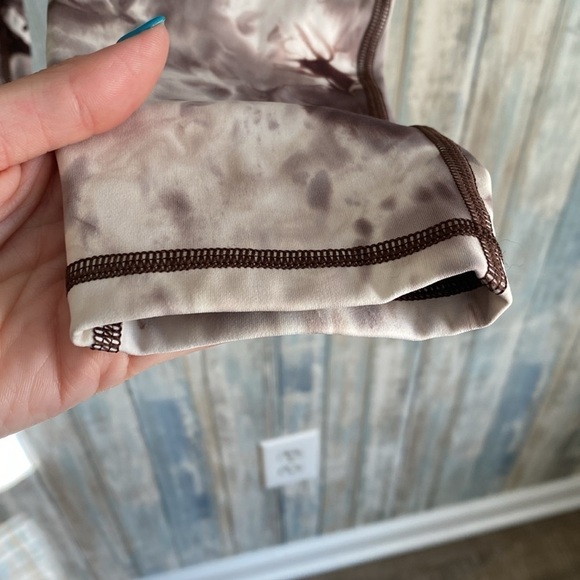 Gymshark Elevate Leggings in Cement Brown Spray Dye | Size Small - Picture 9 of 12